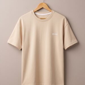 Premium Cream Drop Shoulder Oversized Shirt - 220 GSM
