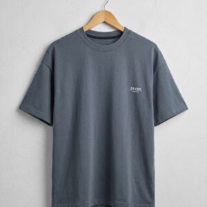 Elite Steel Gray Drop Shoulder Streetwear Shirt - 220 GSM